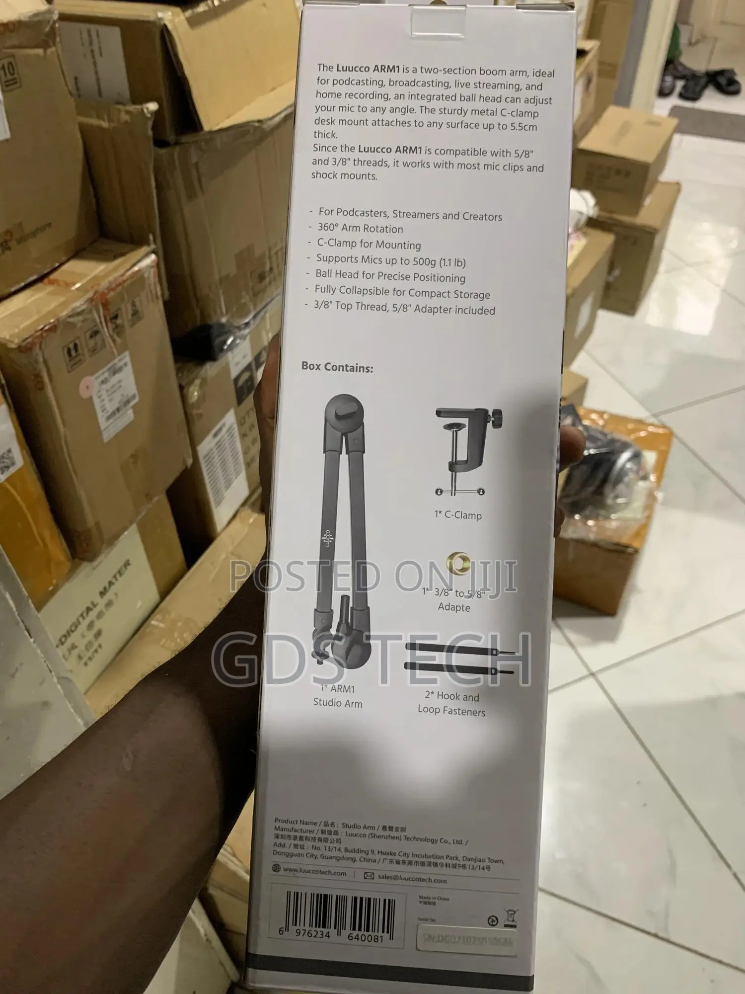 Luucco Arm 1 Studio Boom Arm