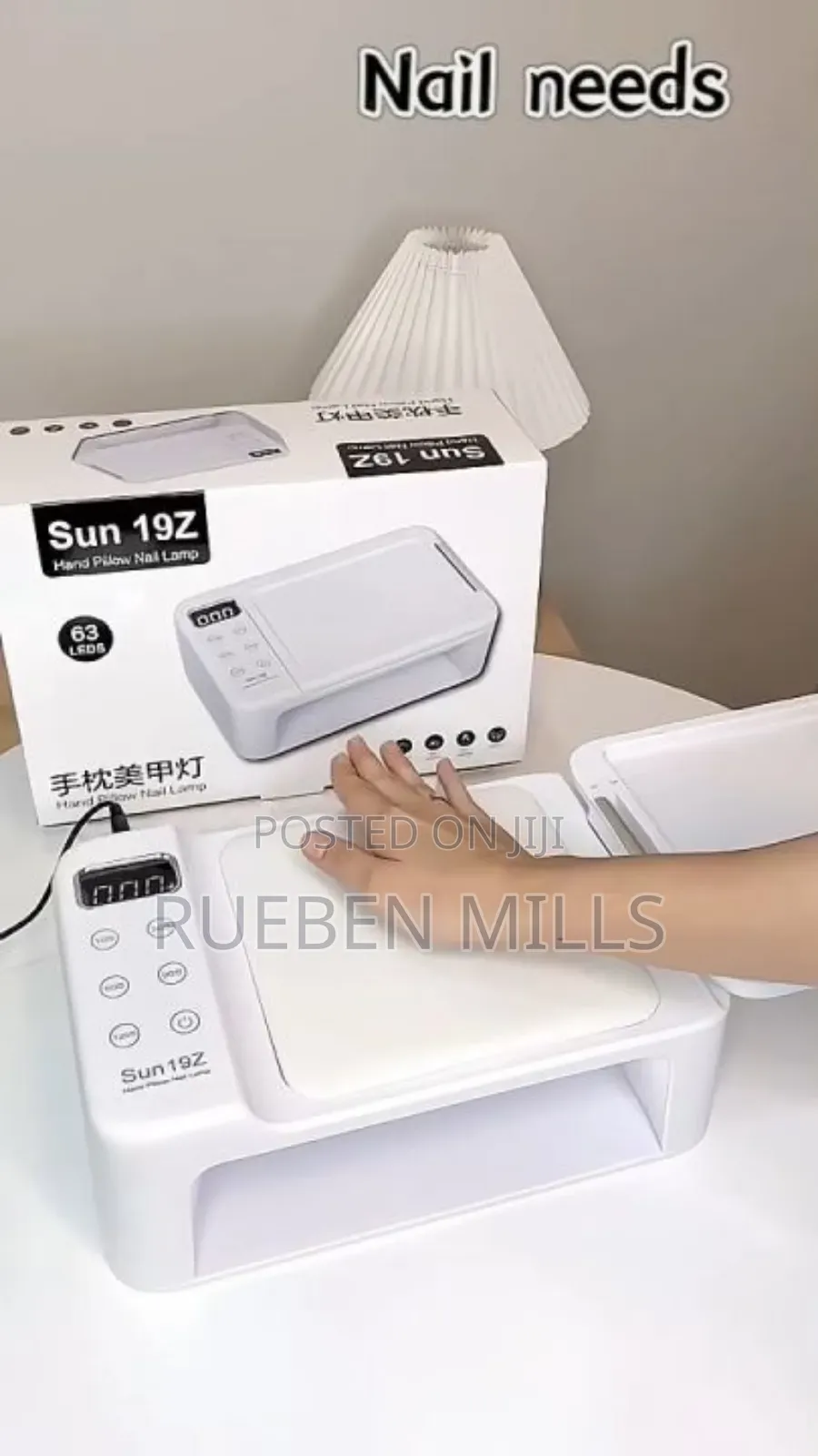 3 In 1 Multipurpose Double Hands Arm Rest Nail Dryer Armrest Nails