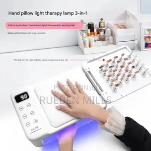 3 In 1 Multipurpose Double Hands Arm Rest Nail Dryer Armrest Nails