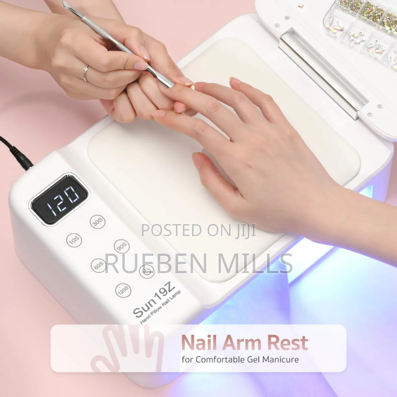 3 In 1 Multipurpose Double Hands Arm Rest Nail Dryer Armrest Nails