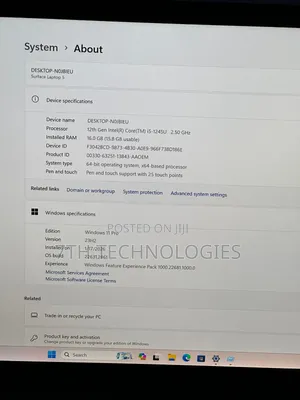 Laptop Microsoft Surface Laptop 5 16GB Intel Core I5 SSD 512GB