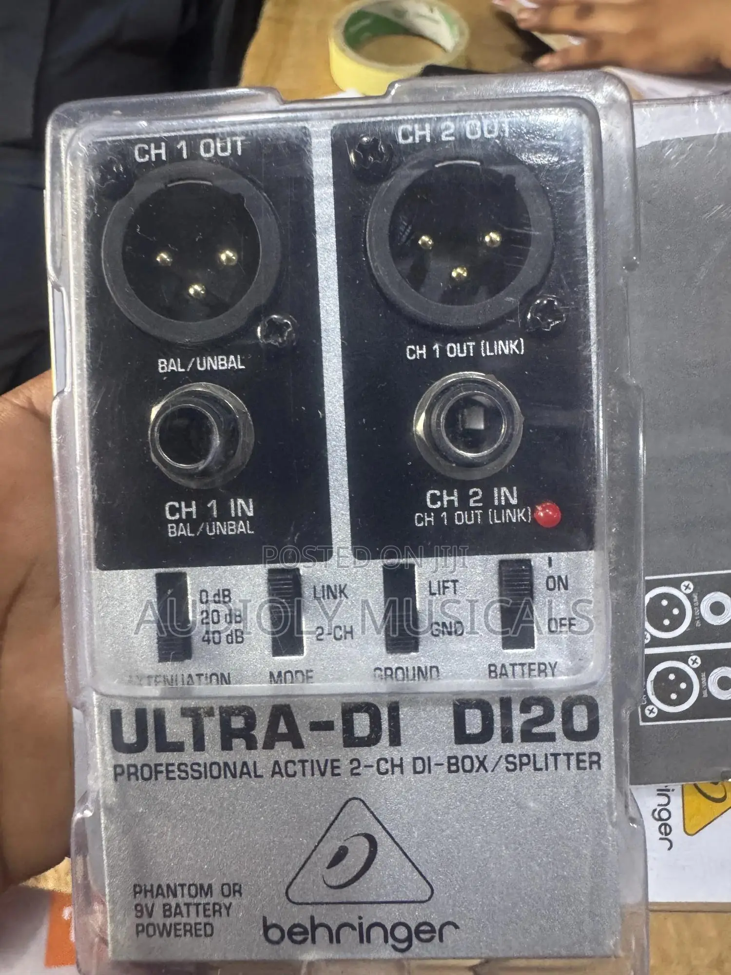Active Ultra Di Di20 Behringer 2-Channel