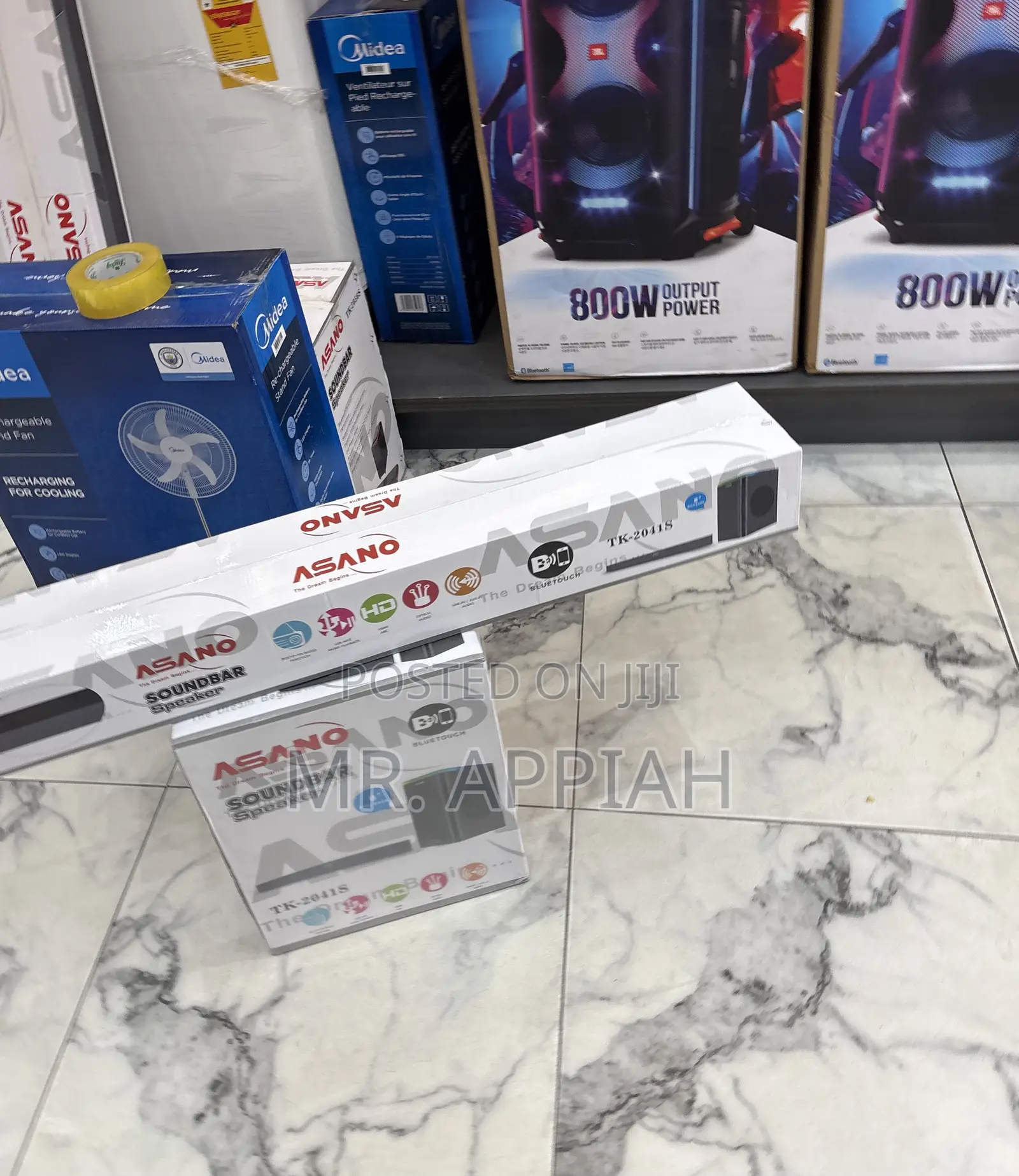 Durable Asano Tk 2041 Bluetooth Sound Bar With Remote Control(Black).