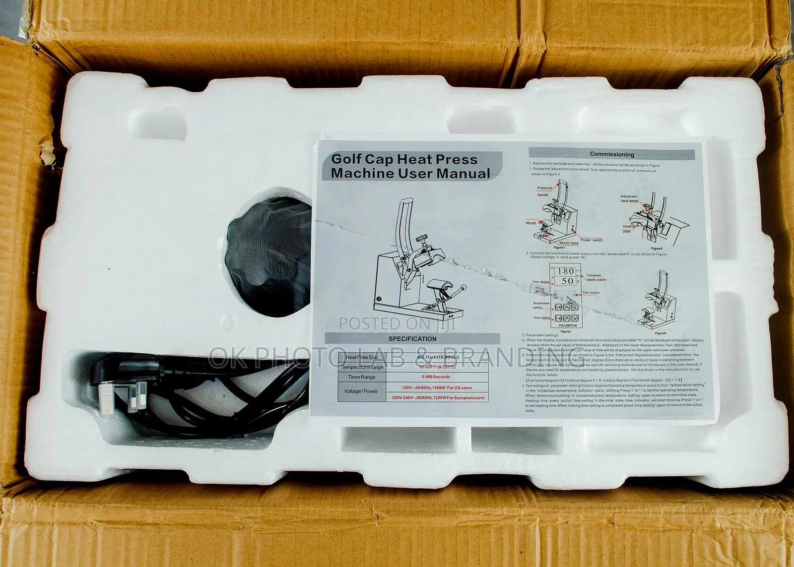 Cap Heat Press Machine *New Model*