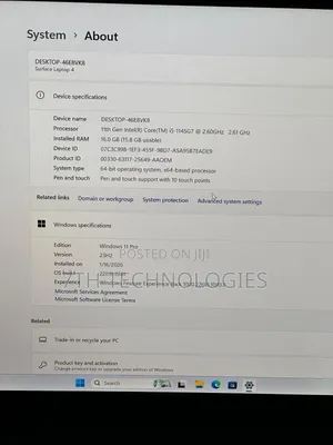 Laptop Microsoft Surface Laptop 4 16GB Intel Core I5 SSD 512GB