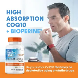 Coq10, 200mg, Heart and Brain Health (200mg Per Softgel) 60 Softgels