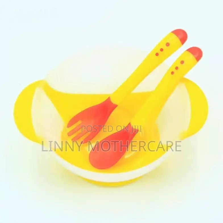 Baby Feeding Bowl With Spoon/Fork