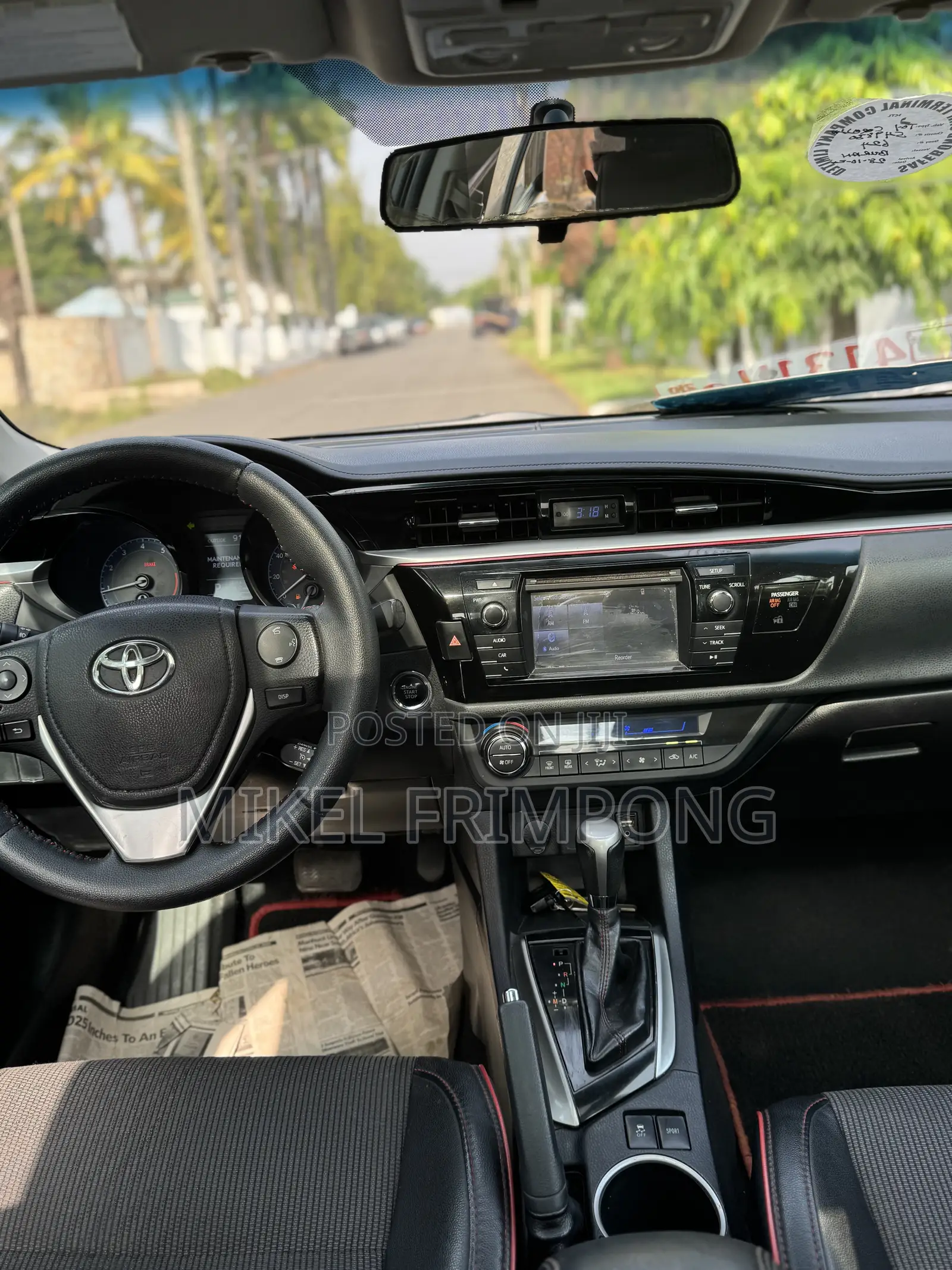 Toyota Corolla S w/Special Edition Pkg (1.8L 4cyl CVT) 2016 Black