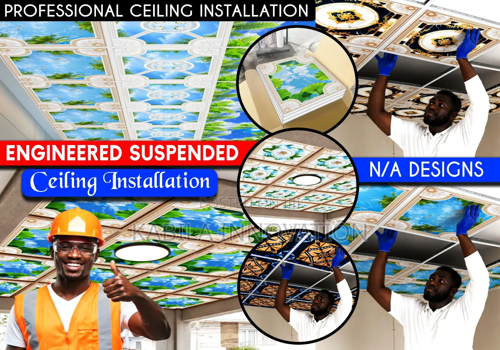 Engineered Ceiling Installation