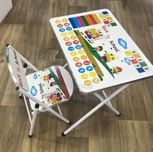 Foldable Kids Learning Table Strong, Colorful Educational.