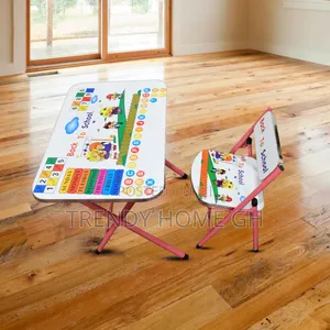 Foldable Kids Learning Table Strong, Colorful Educational.