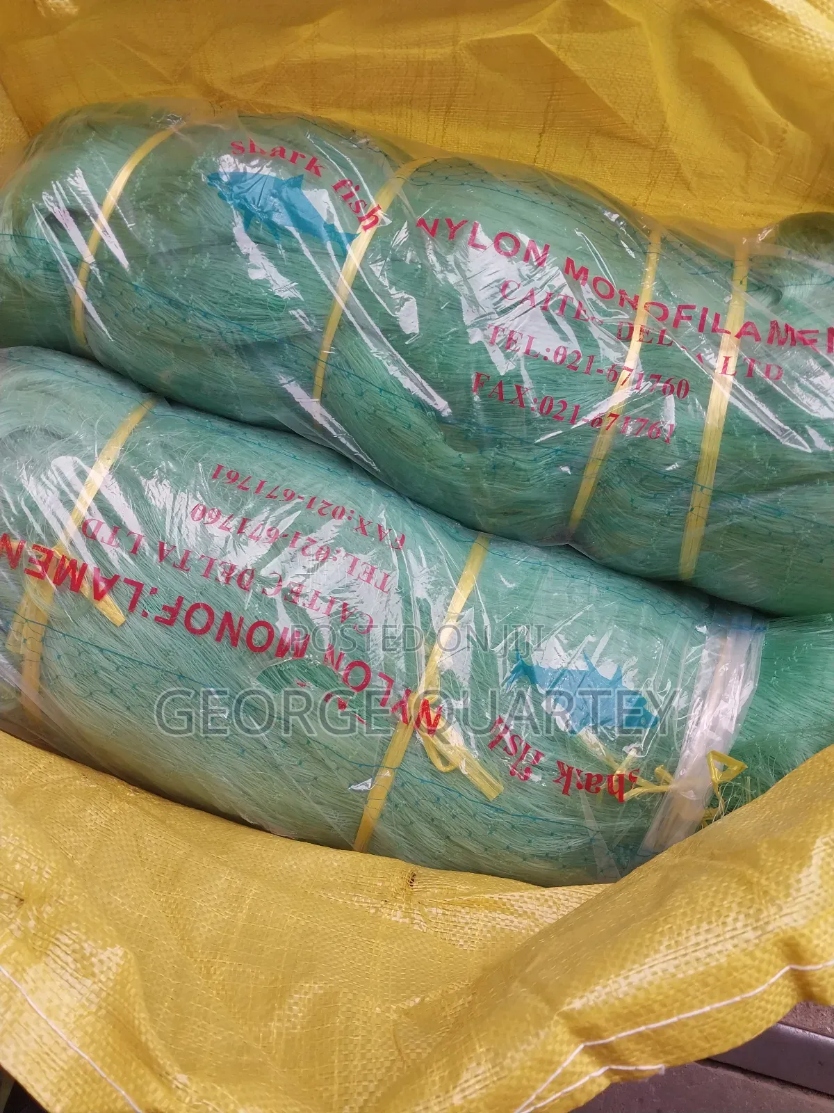 Rice and Fishing Nets for Sale