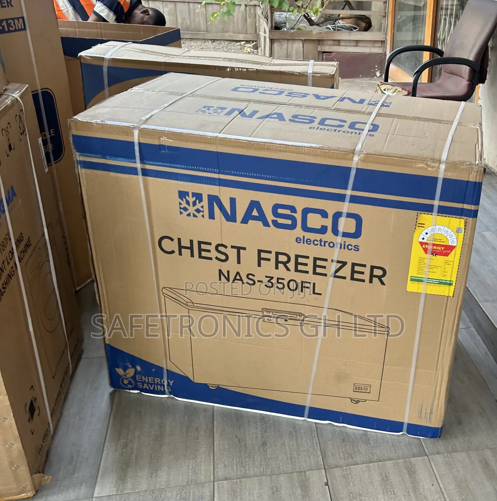 Neatly Boxed 250 Liters Singledoor Grey Nas-350fl Freezer