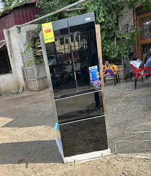 Reliable New Black Glass Pf-441 Bottom Mount 400 Liters Fridge