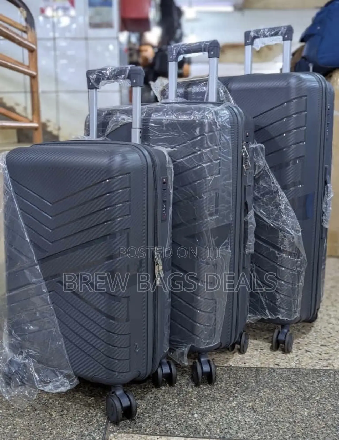 Quality 3set Hm Fiber Unbreakable Traveling Bag.