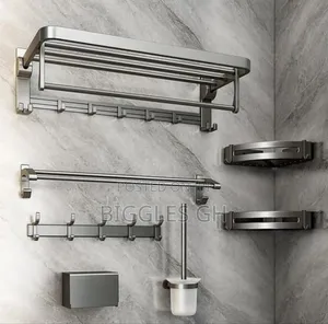 Bathroom Accessories- Grey