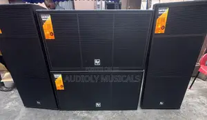 Double Bass and Full Range Ev With Full Amplifier Set