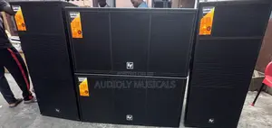 Double Bass and Full Range Ev With Full Amplifier Set