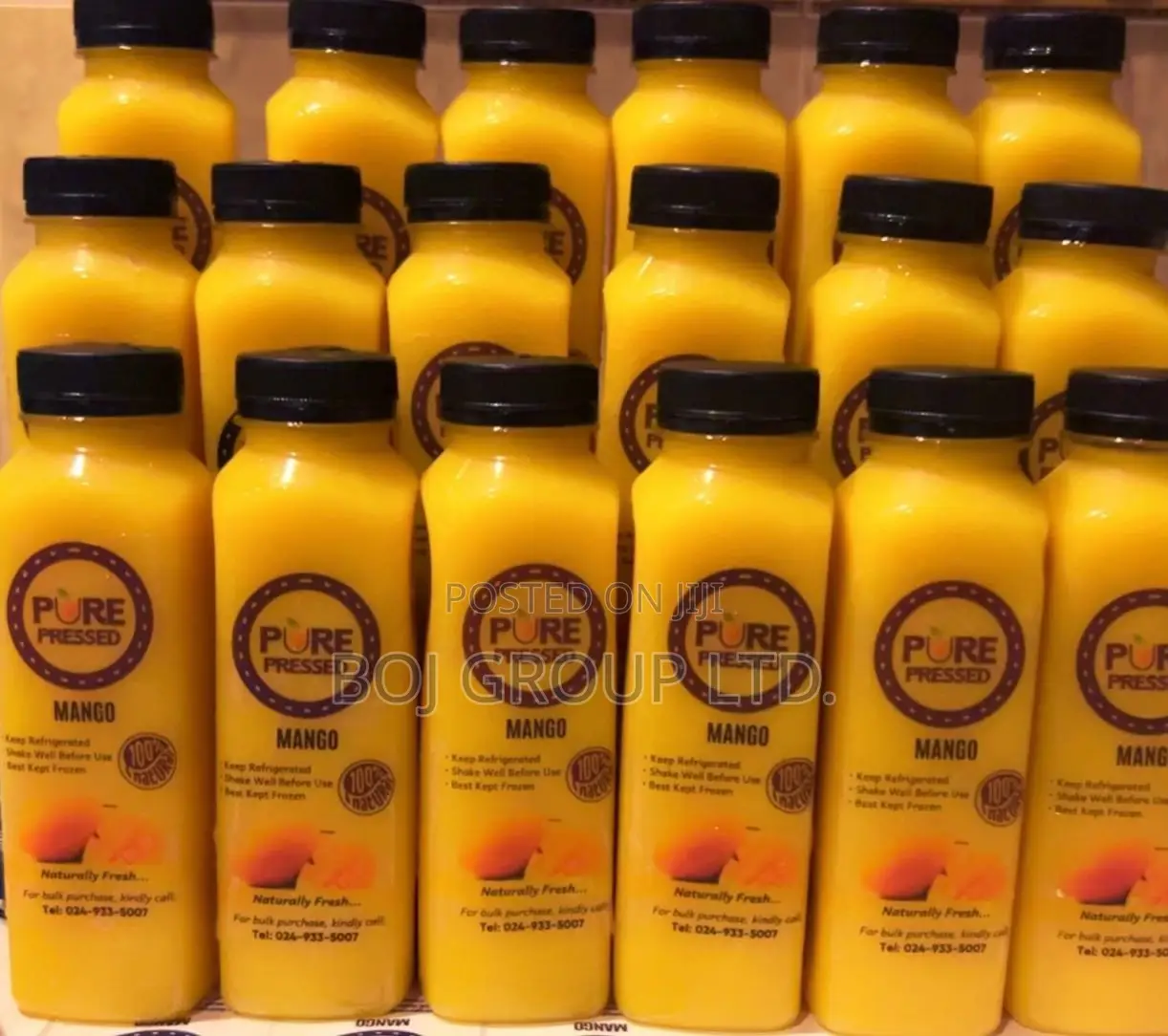 Pure Pressed Natural Fruit Juice Promo