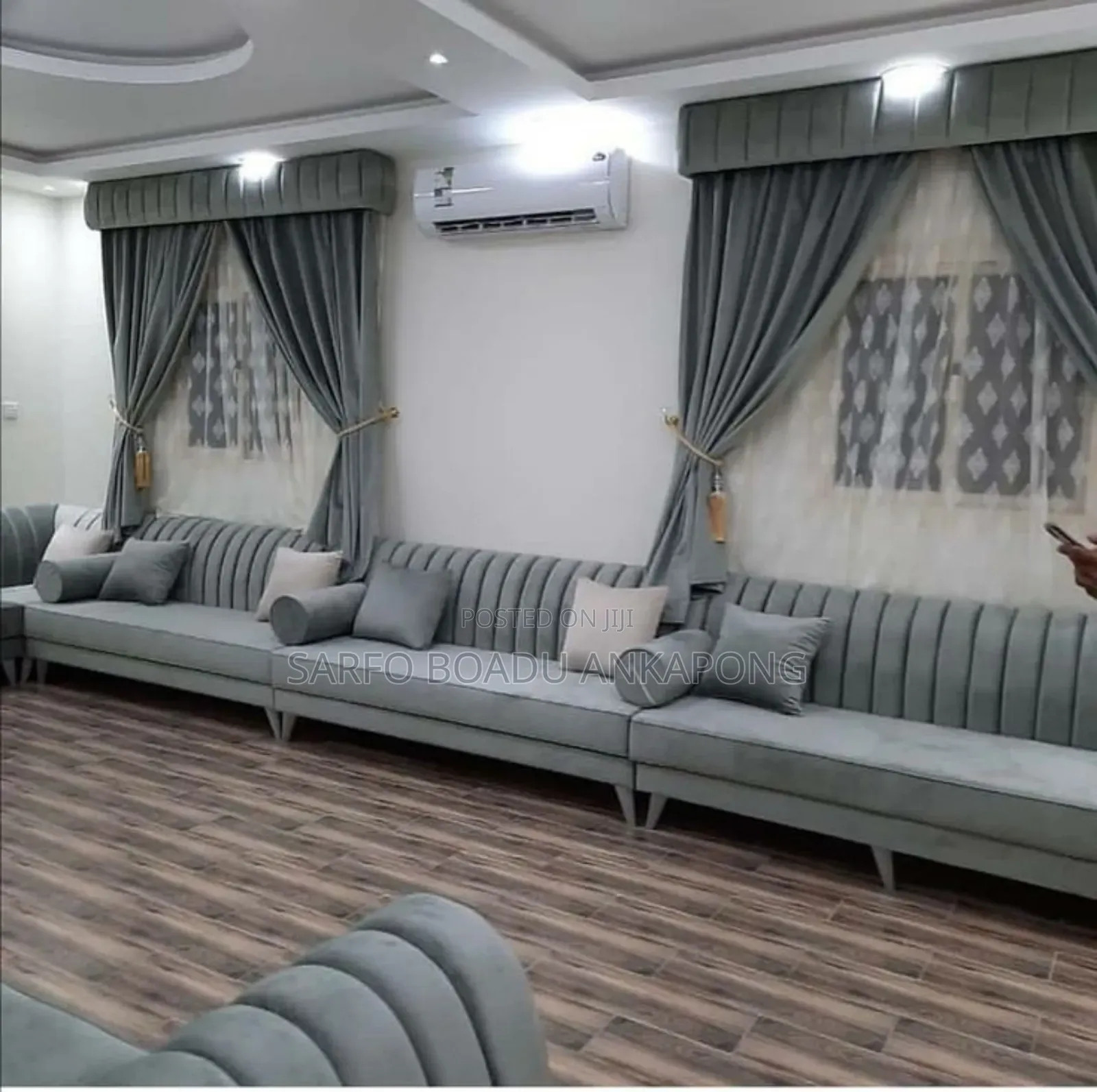 Loyalty Living Room Design and Curtains