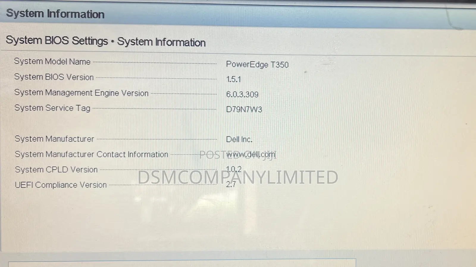 Server Dell PowerEdge T330 64GB Intel Xeon HDD+SSD 1T