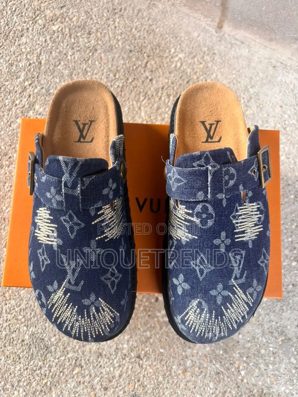 Quality Lv Cosy Comfort Mules (Blue)