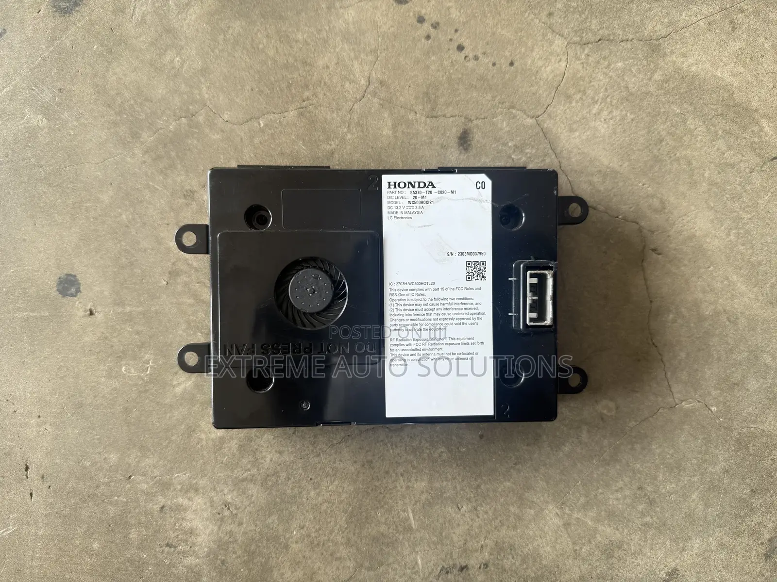Wireless Charger Pad Control Module Honda Accord Civic Cr-v Hr-v 2023