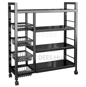 4 Tier Storage Rack With 4 Baskets