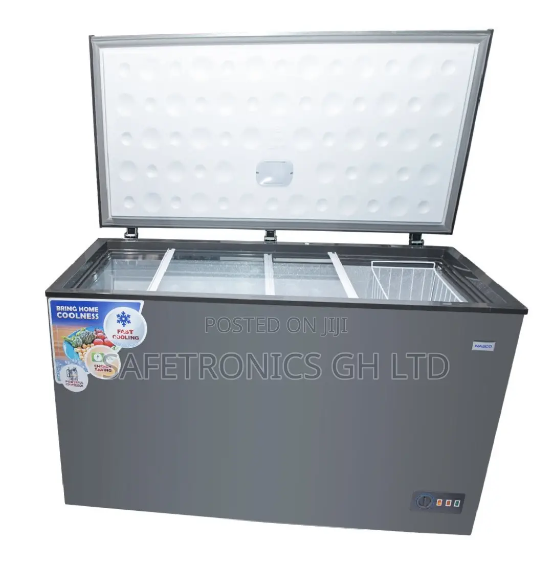 Elegant Grey Nasco420ssk Singledoor 392 Liters Freezer