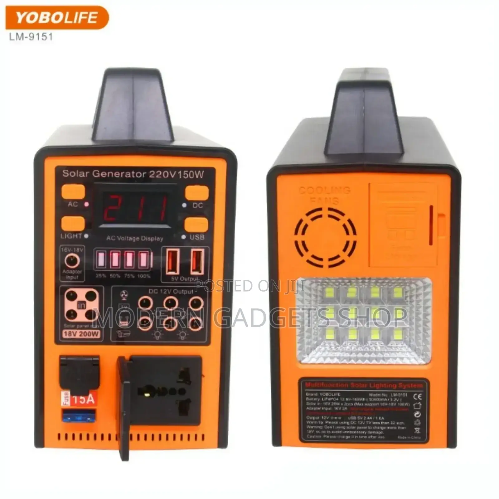 Portable Solar Power Station (Max 400w)