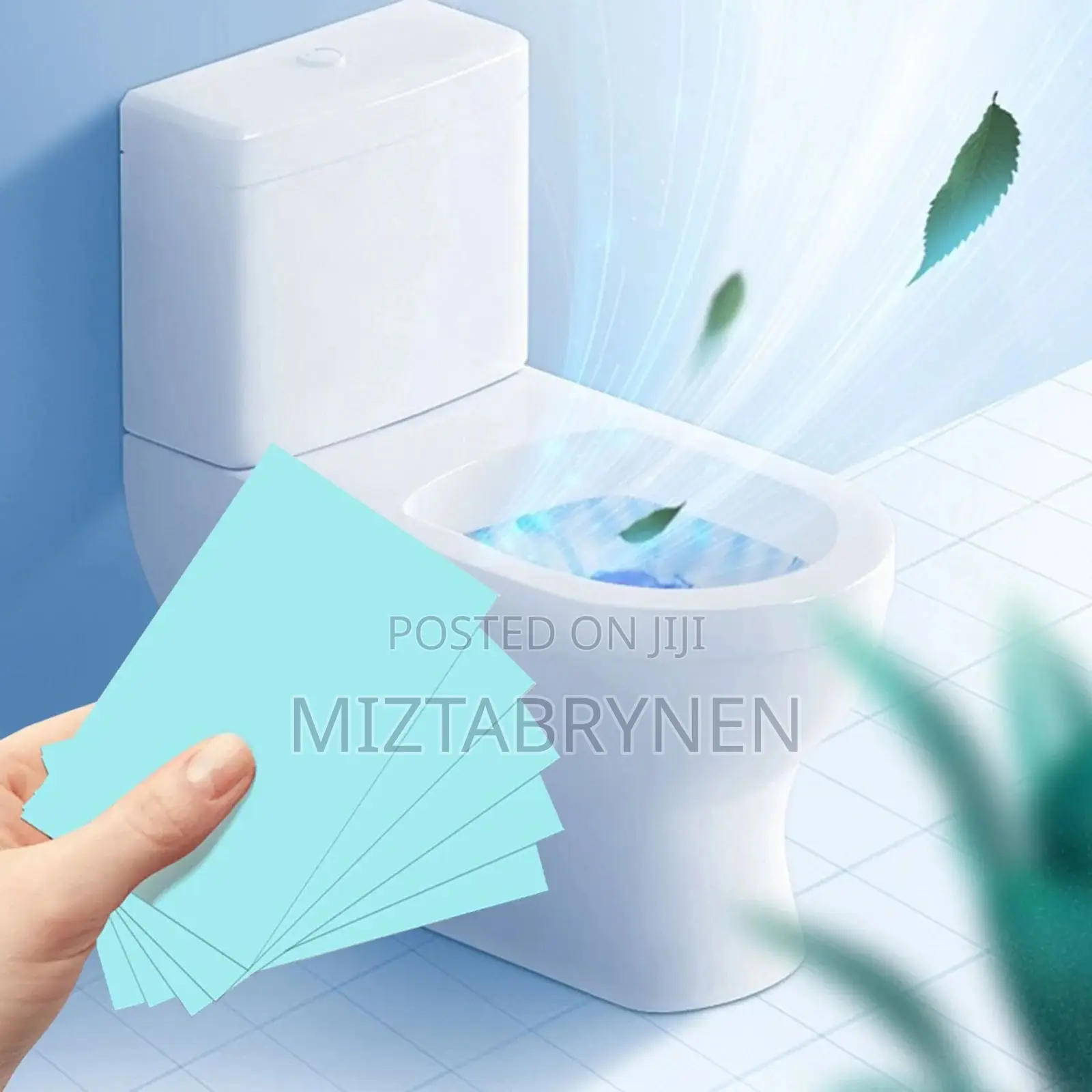 Toilet Bowl Cleaning Detergent Strips - 30 Blue Strips