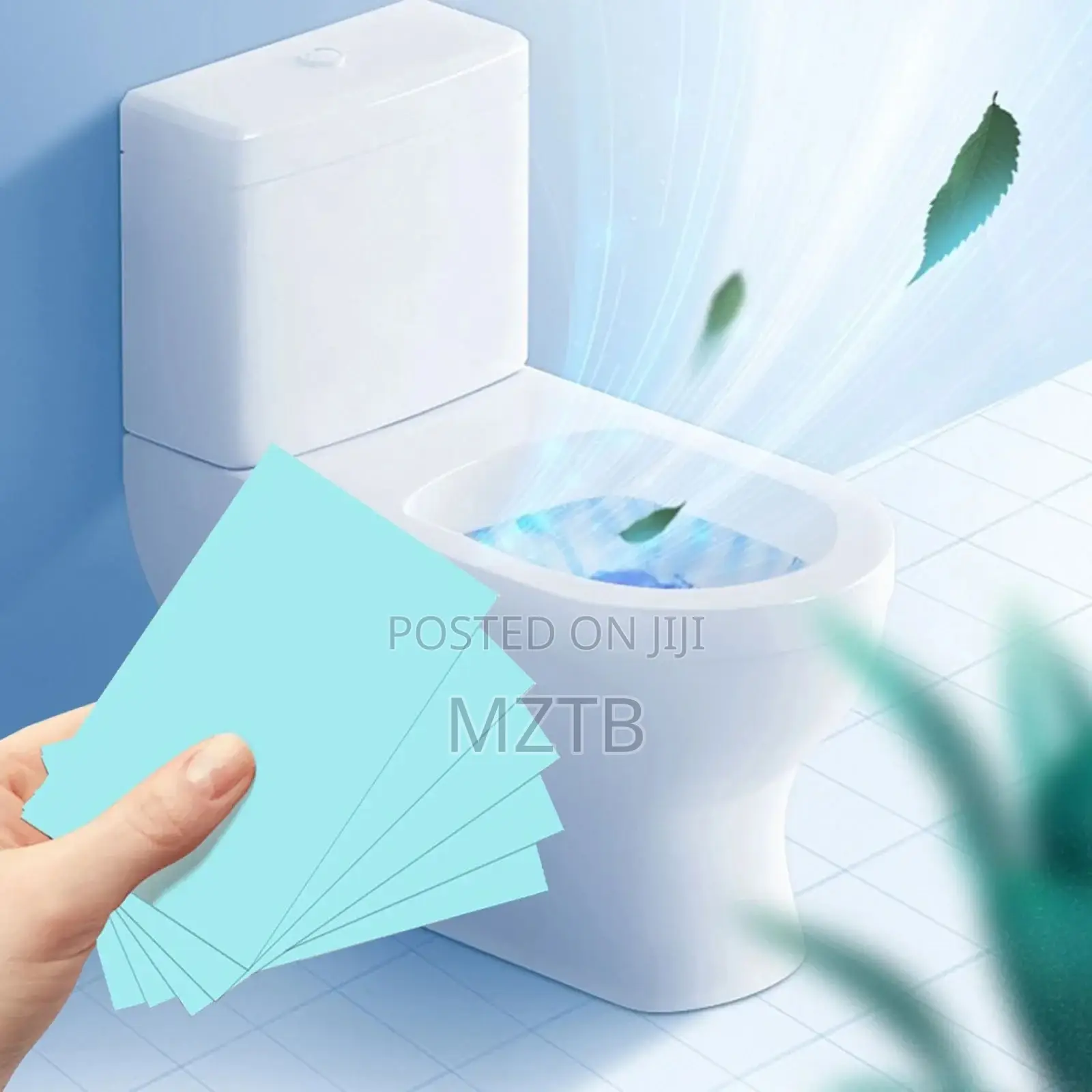 Toilet Bowl Cleaning Detergent Strips - 30 Blue Strips