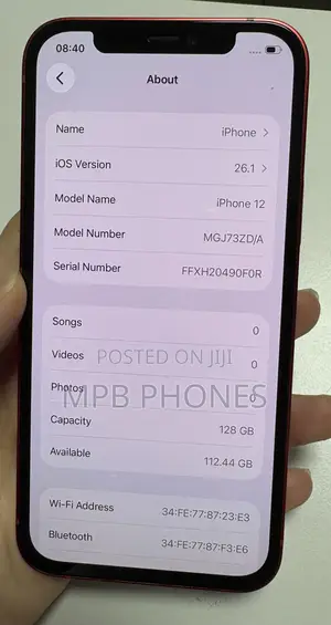 Apple iPhone 12 128 GB Red
