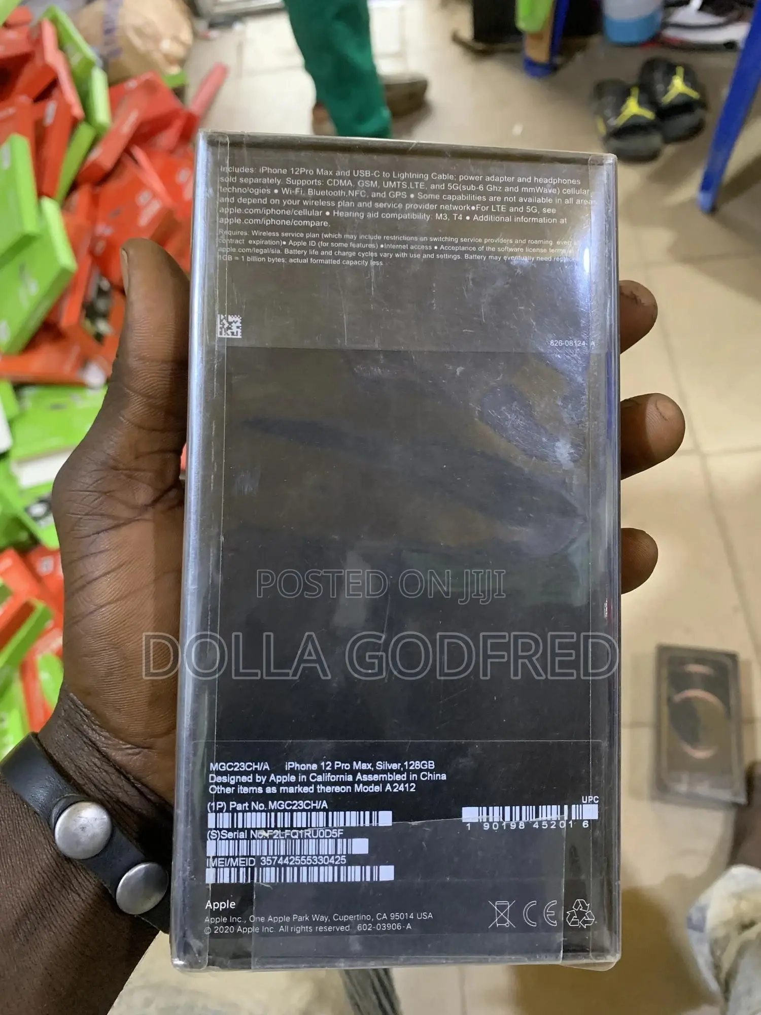New Apple iPhone 12 Pro Max 128 GB Silver