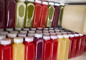 Pure Pressed Natural Fruit Juice Promo