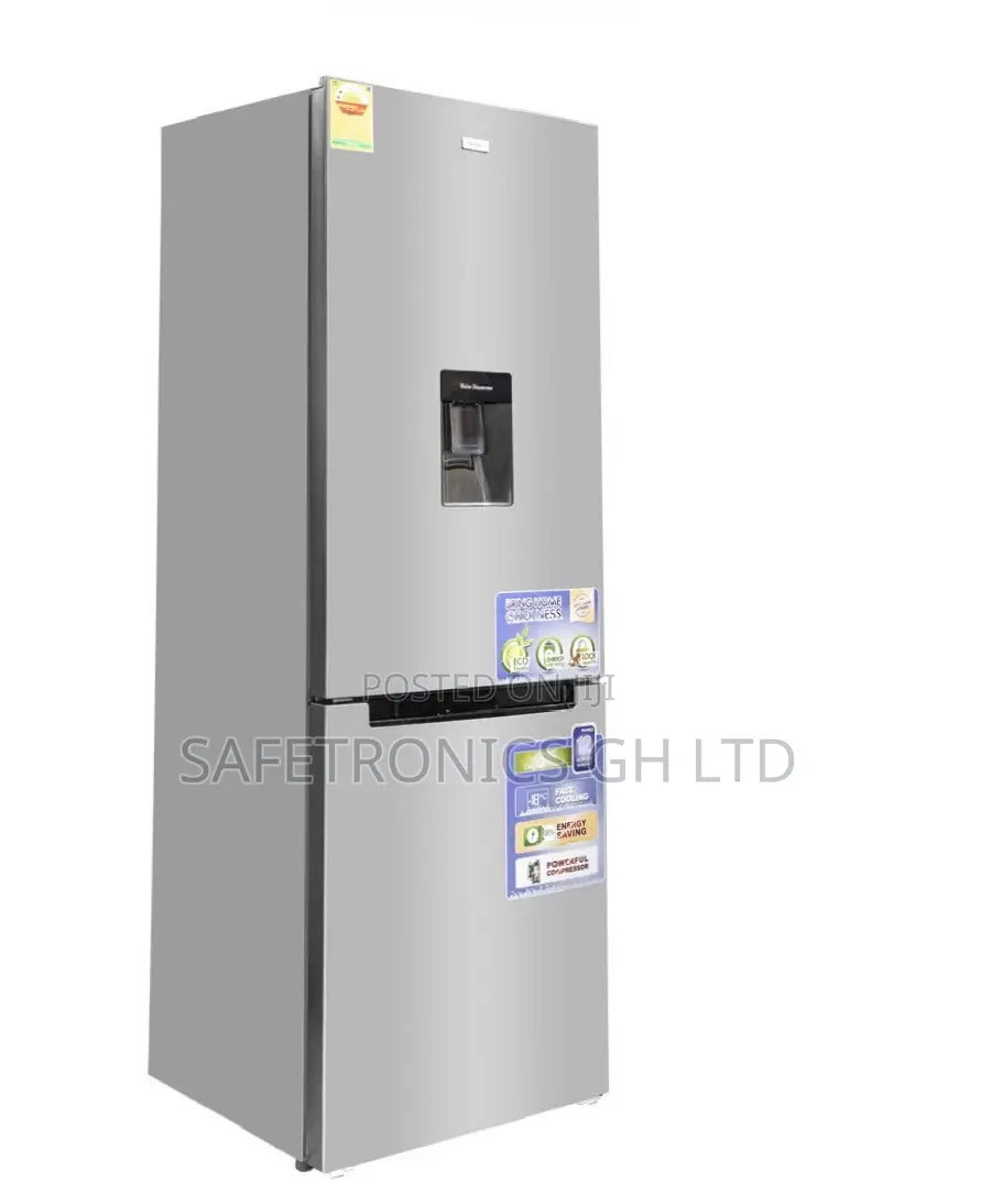Current Best Nasd2-40wd Bottom Mount 307l Grey Dispenser Fridge