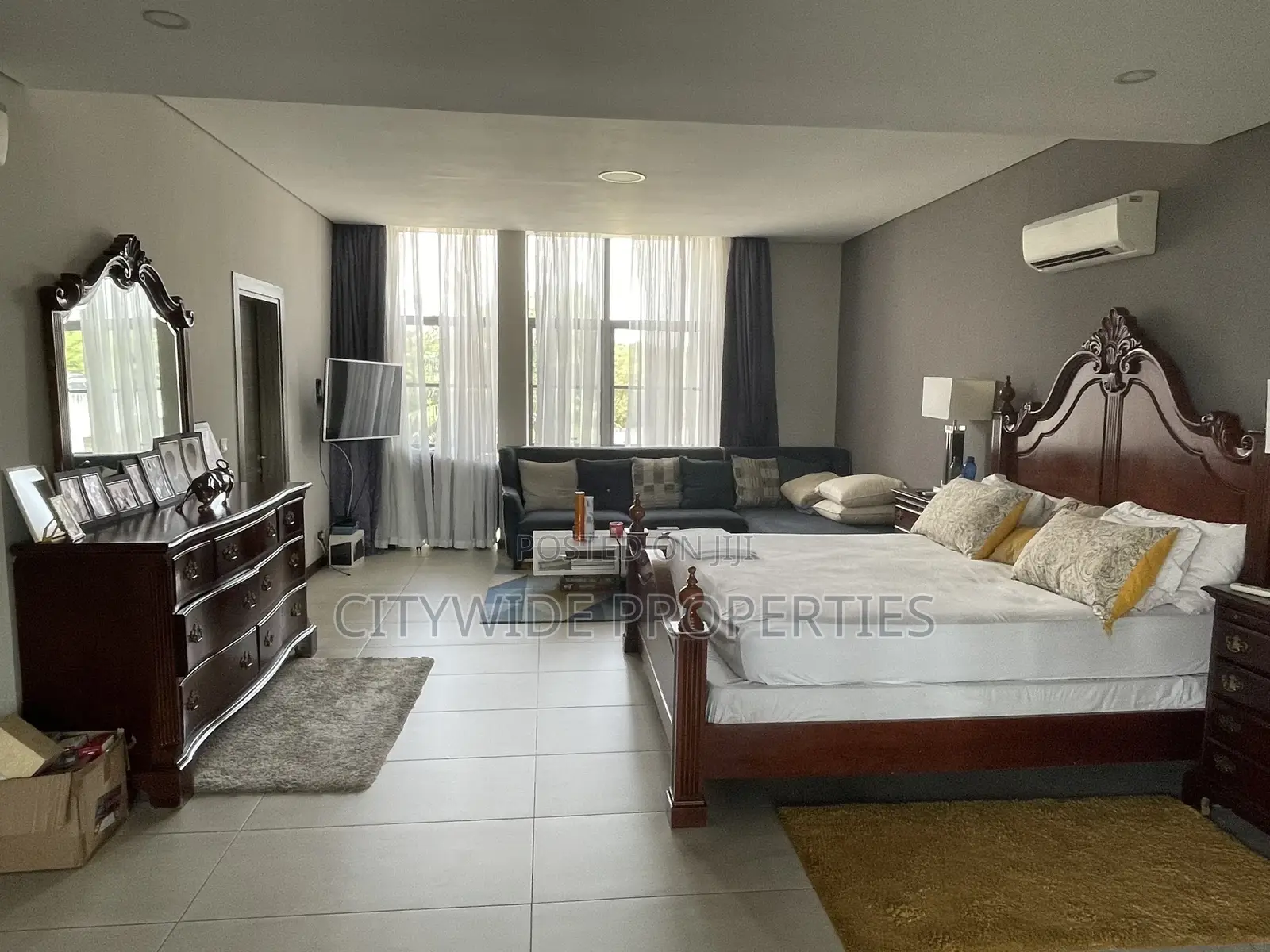 Furnished 4bdrm House in Airport Residential Area for rent