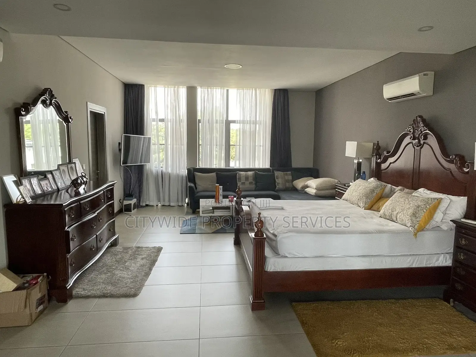 Furnished 4bdrm House in Airport Residential Area for rent