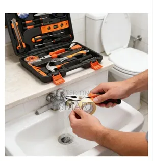 32 In 1 Hardware Tools Set - Complete Basic Repair Tool Kit. Orange