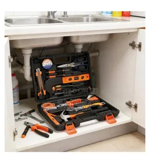 32 In 1 Hardware Tools Set - Complete Basic Repair Tool Kit. Orange