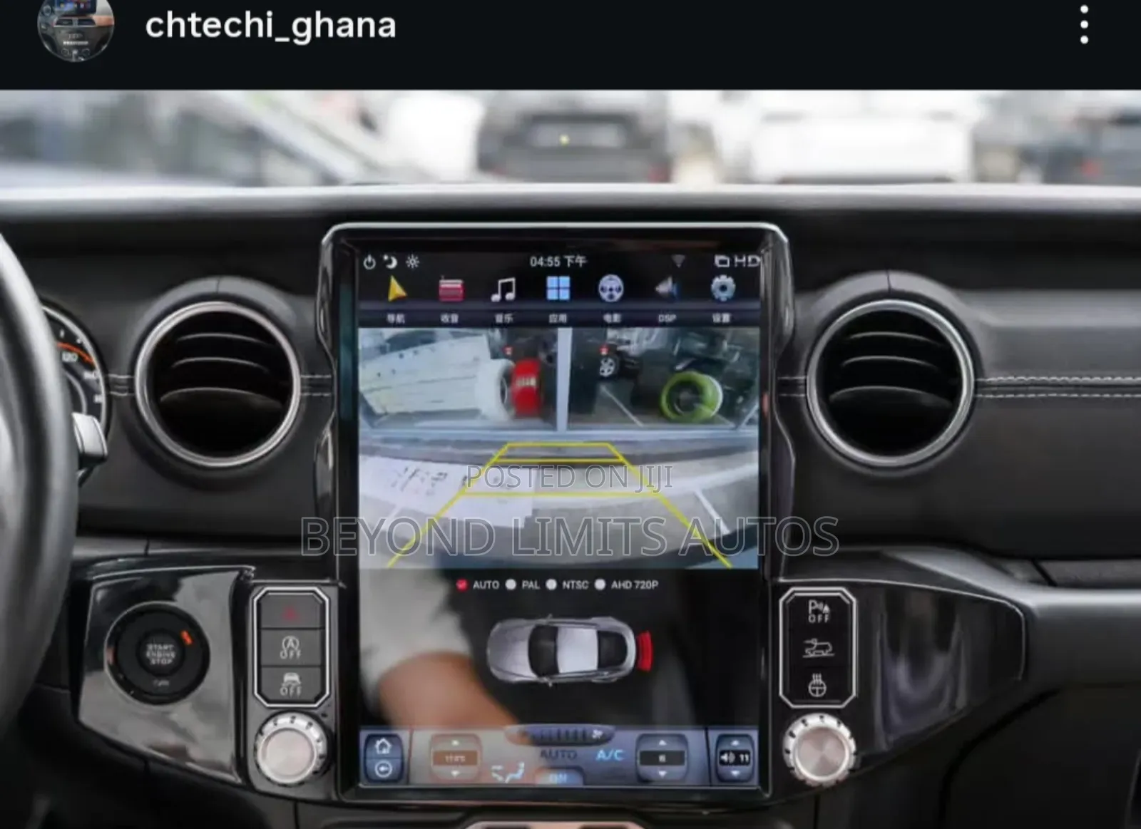 Jeep Wrangler 2018 to 2023 Tesla Android / Apple Carplay