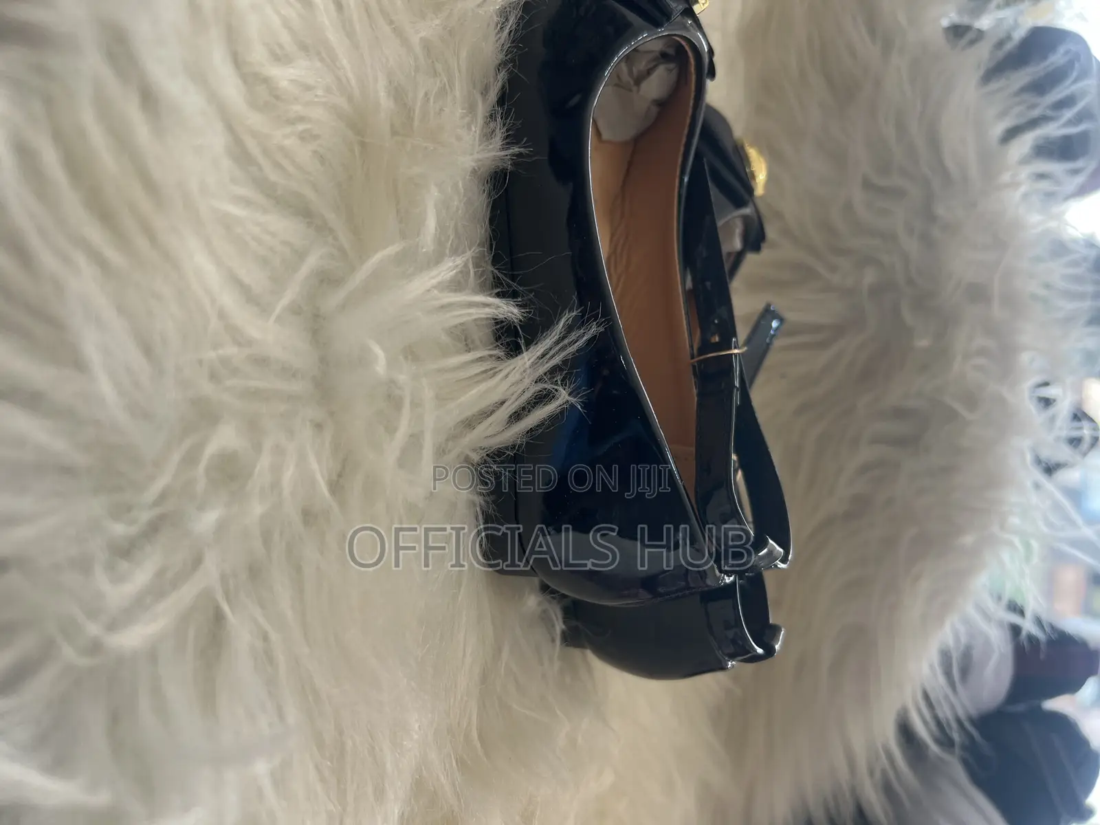 Anjo Black Flat Shoe