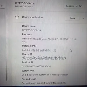 Laptop Dell Latitude 11 3190 8GB Intel SSD 128GB