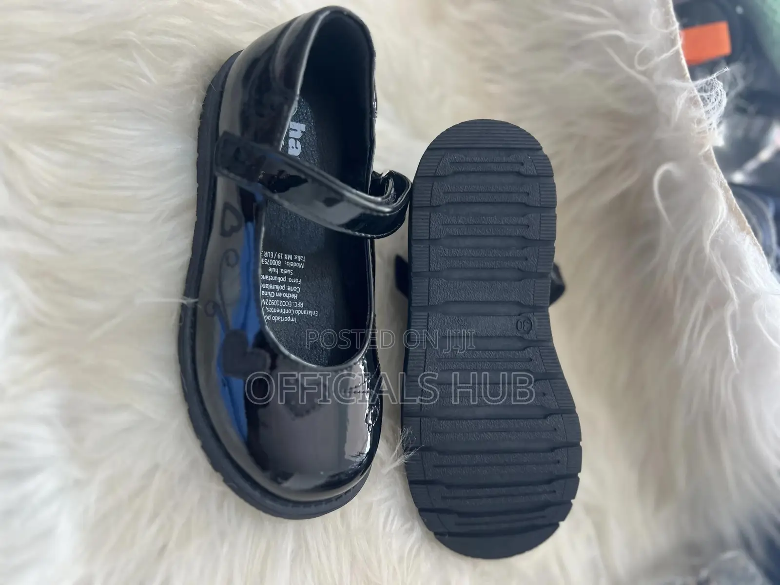Happy Bee Black Shoe for Kids