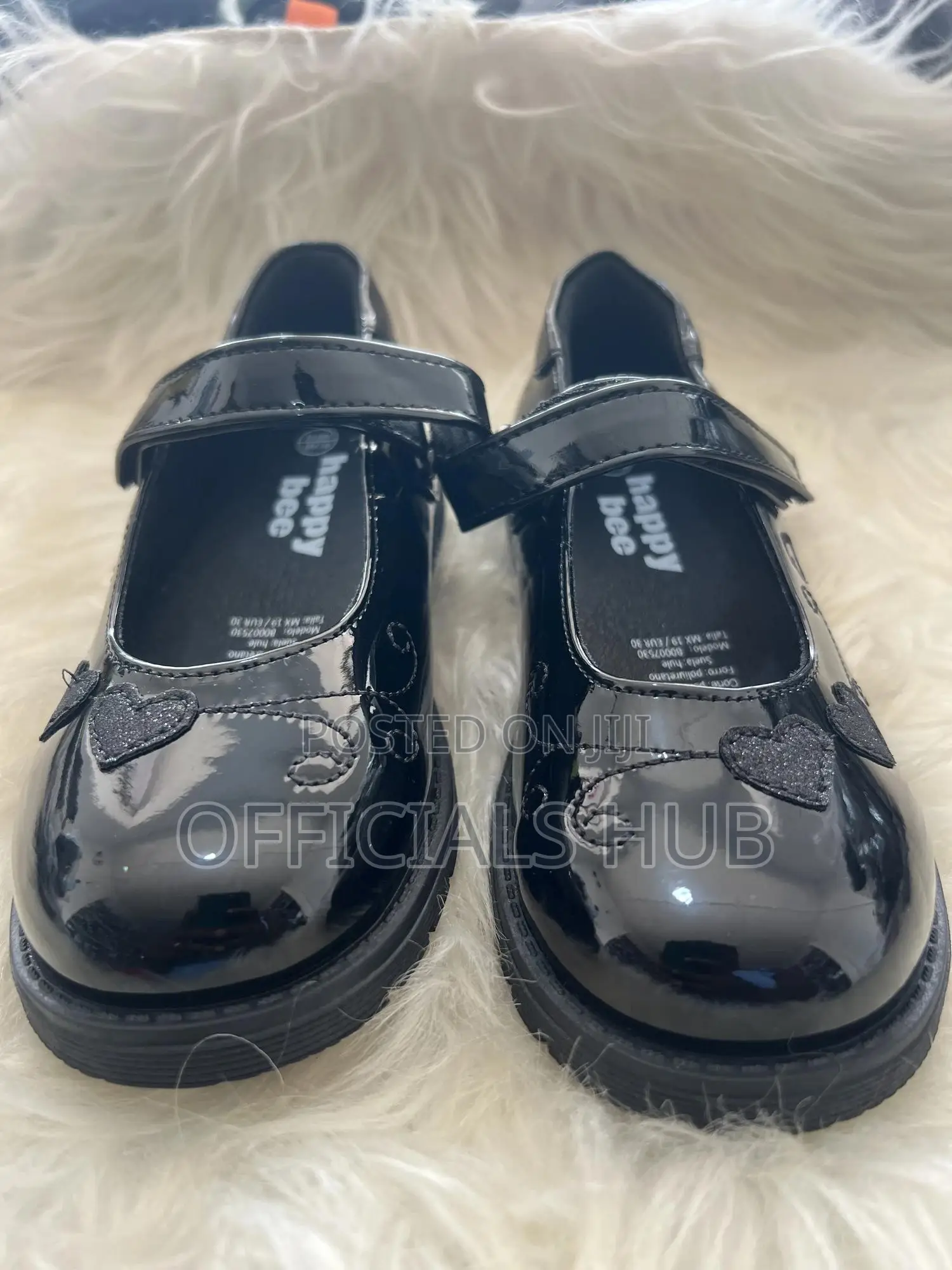Happy Bee Black Shoe for Kids