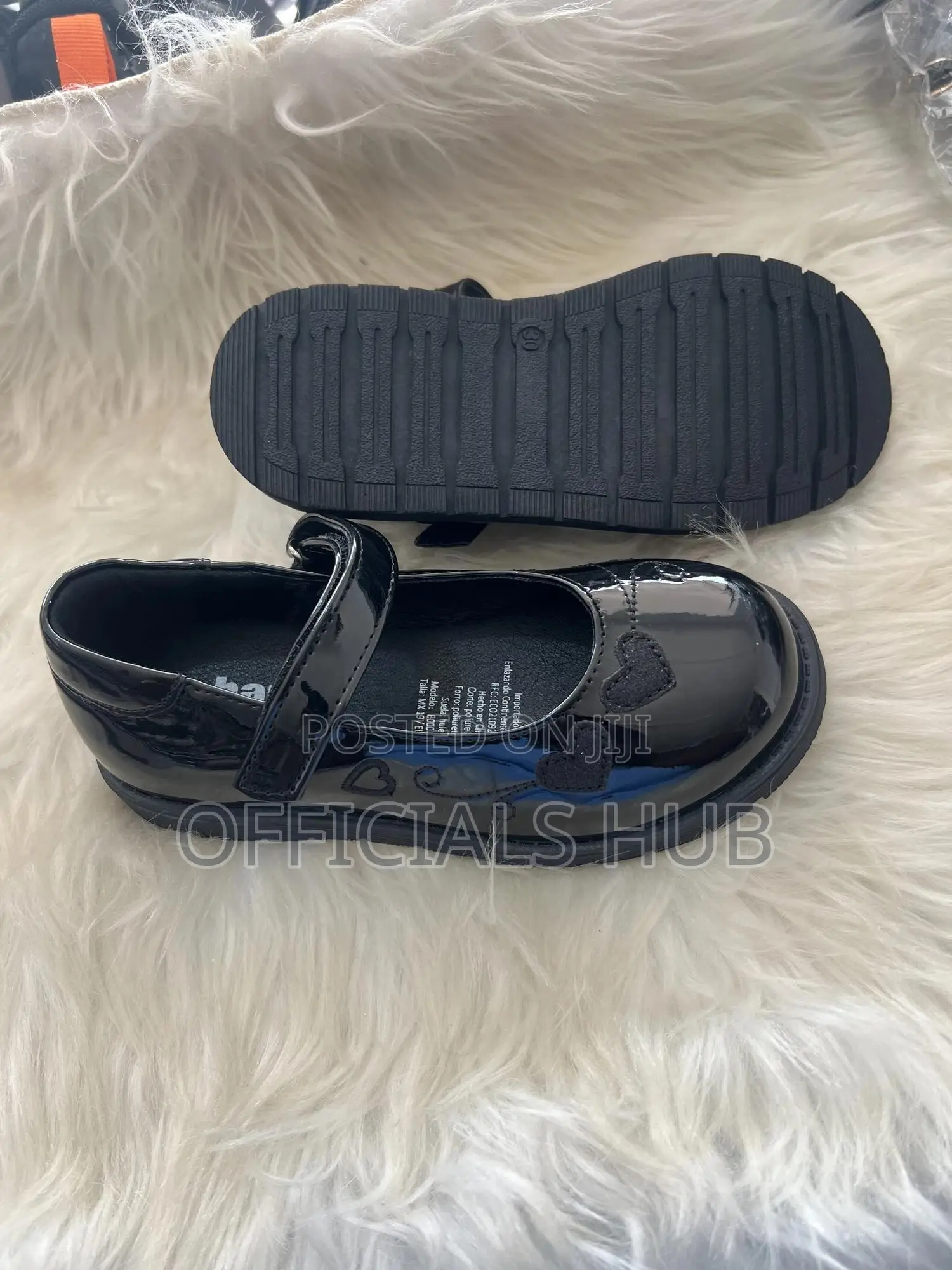 Happy Bee Black Shoe for Kids