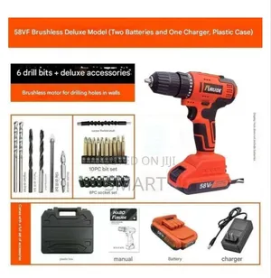 58vf/58vf Multi-Function Rechargeable Drill and Screw Machine Set