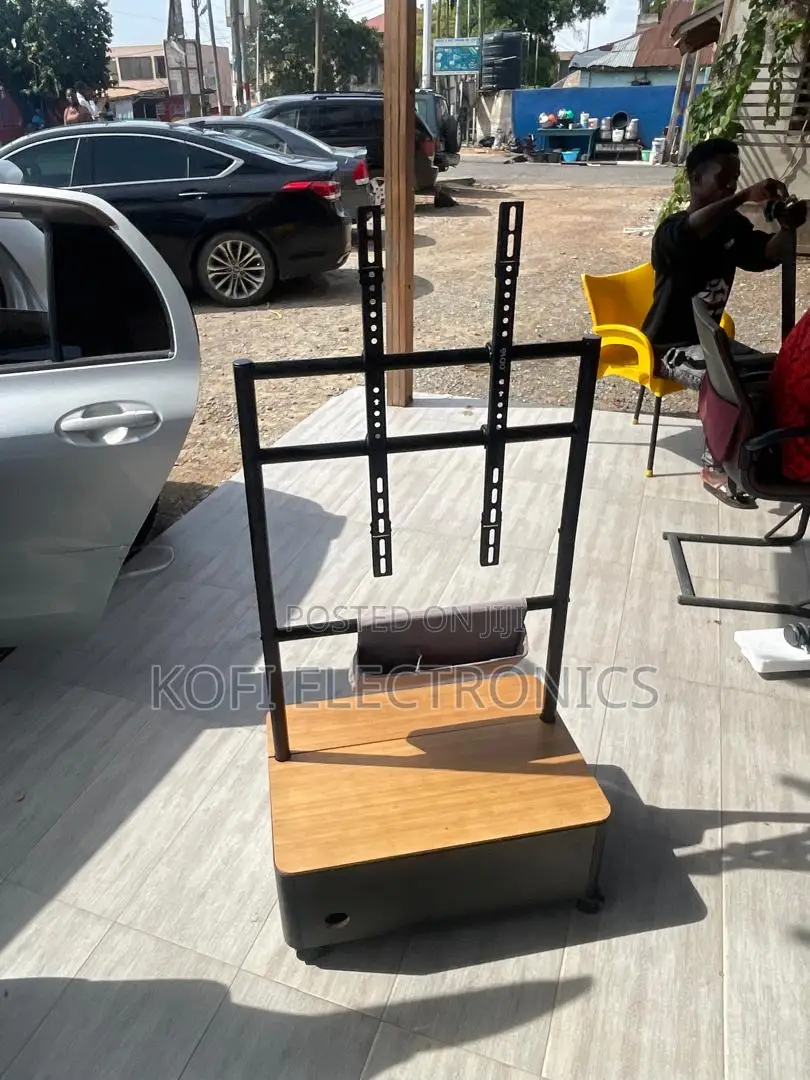 43–65 Inches Mobile Tv Stand With Shelf