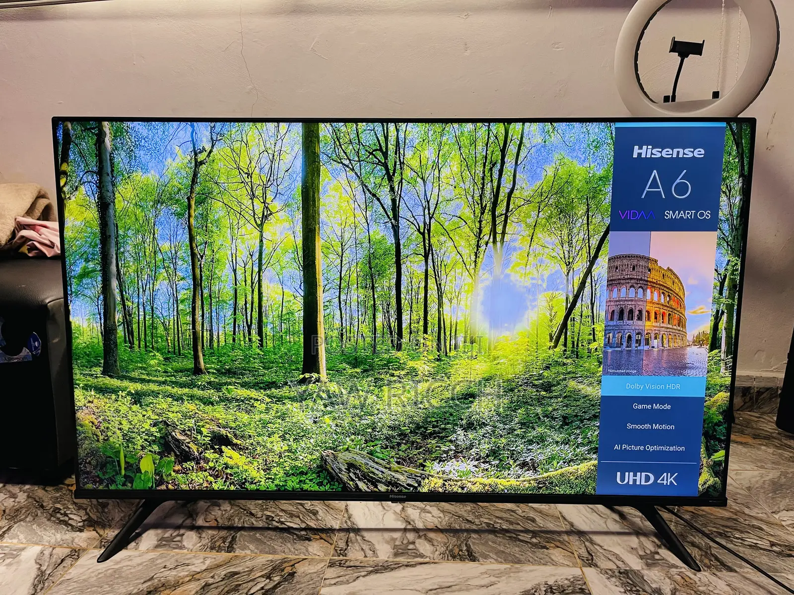 Uk Use Hisense 50inches Smart UHD Digital Satellite 2022 Model TV