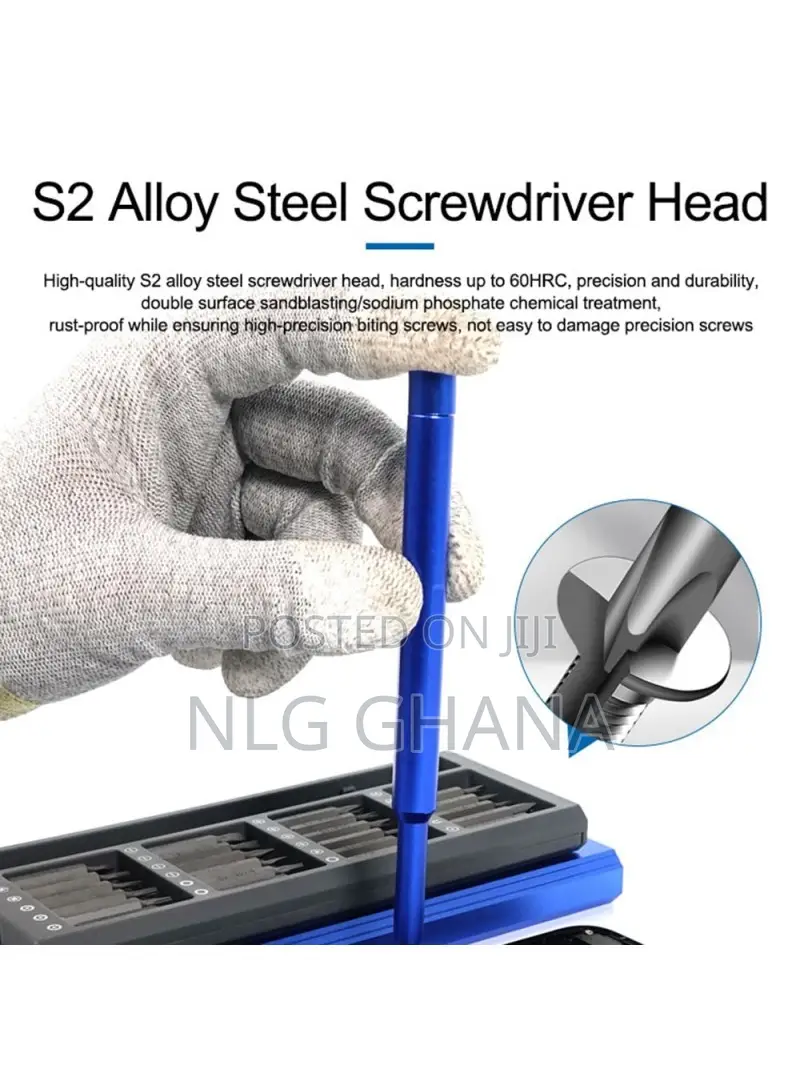25-in-1 Precision Screwdriver Set – S2 Steel Bits, Magnetic Tvx28364